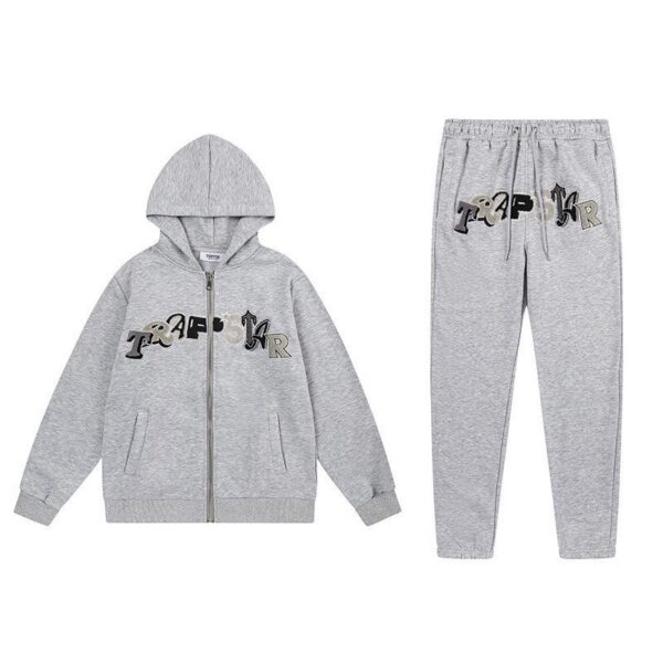 Trapstar Hoodie Tracksuit Grey OKLU20261704