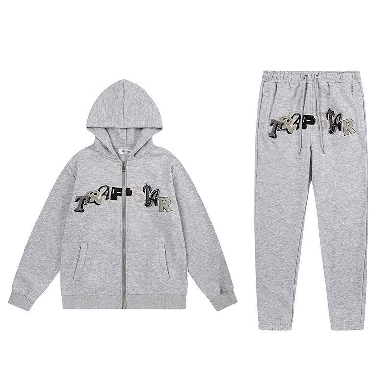Trapstar Hoodie Tracksuit Grey OKLU20261704