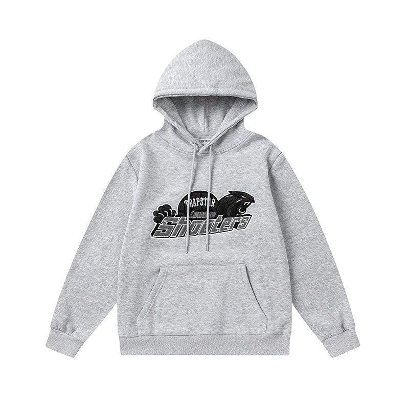 Trapstar Shooters Hoodie Sweatpant Tracksuit Grey OKLU20261709