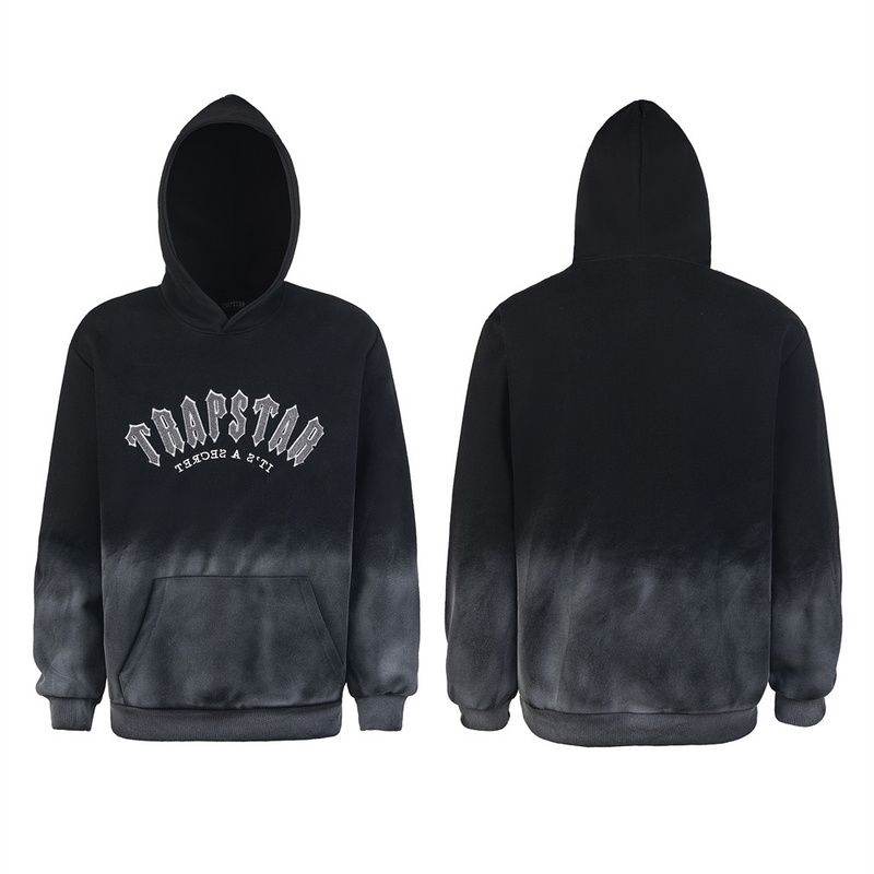 Trapstar letter gradient sports and leisure set black OKLU20261711