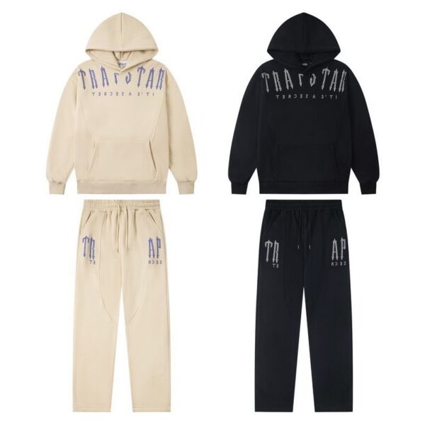 Trapstar Alphabet Logo Sports and Leisure Set Black Apricot OKLU20261723