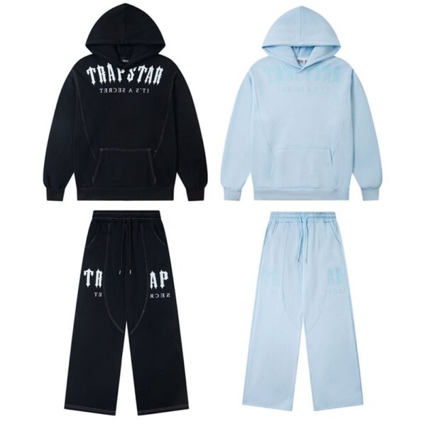 Trapstar Sports and Leisure Set Black Blue OKLU20261724