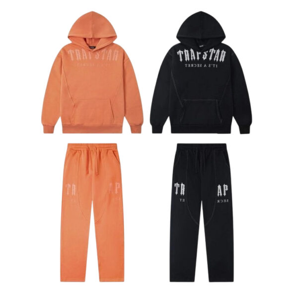Trapstar Sports and Leisure Set Black Orange OKLU20261725