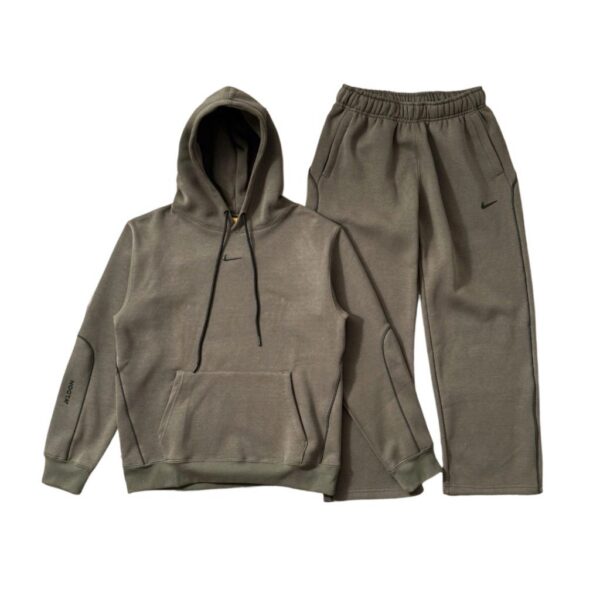 Nike Duck Series Joint Sportswear Hoodie Set Army Green OKLU20261738