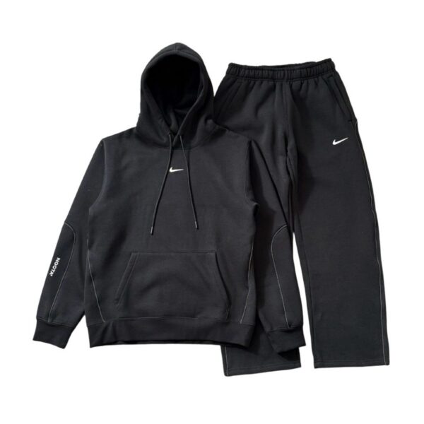Nike Duck Series Joint Sportswear Hoodie Set Black OKLU20261739