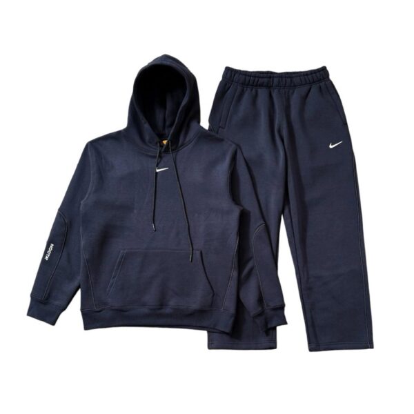 Nike Duck Series Joint Sportswear Hoodie Set Navy blue OKLU20261741