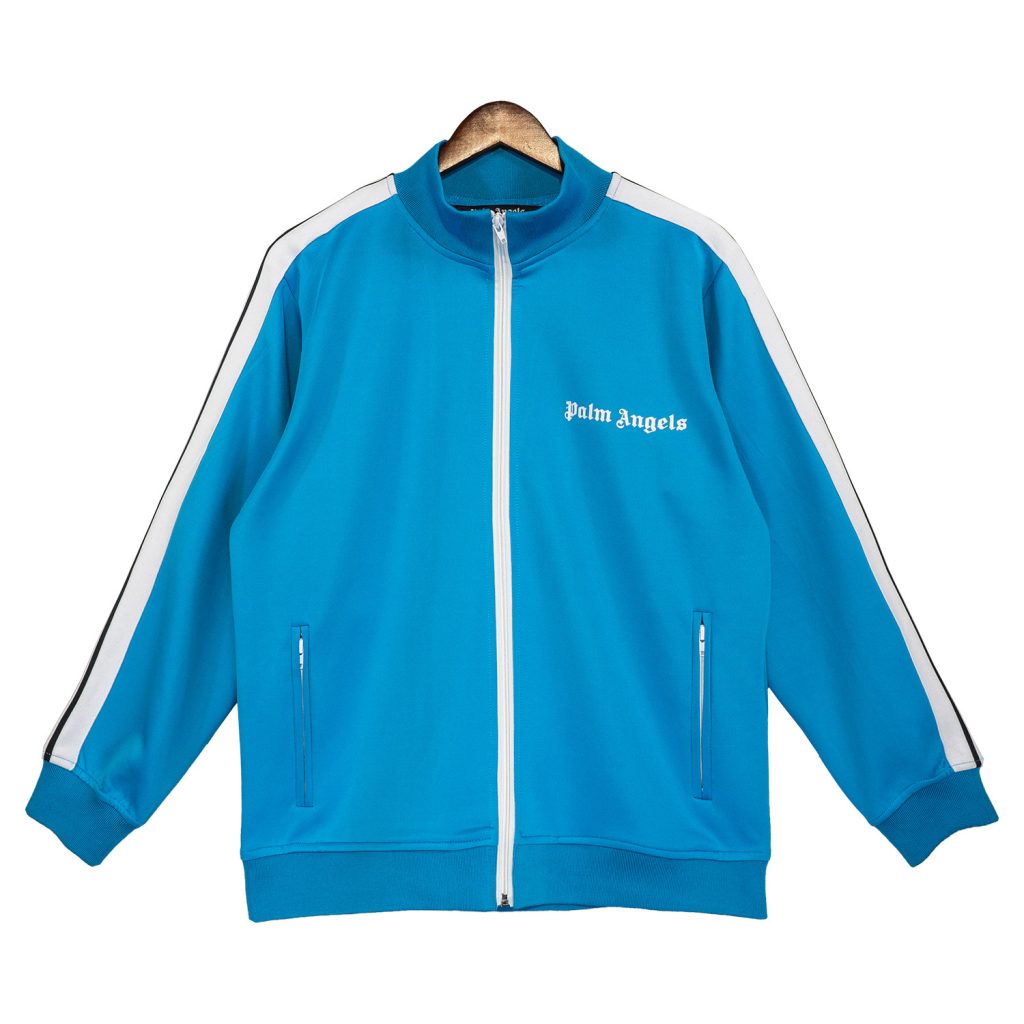 Palm Angels Zip Up Classic Track Jacket&Pants Set Blue OKLU20261756