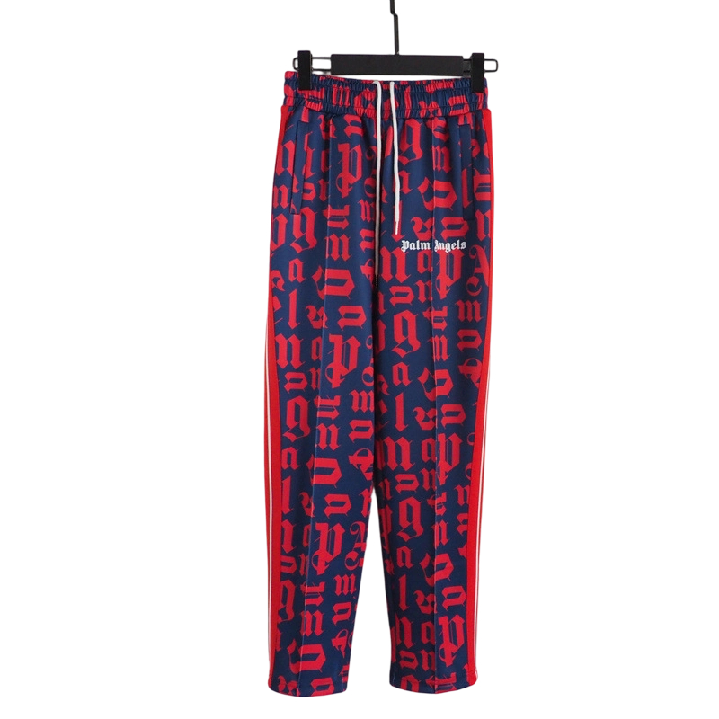 Palm Angels Zip Up Classic Track Jacket&Pants Set Red OKLU20261759