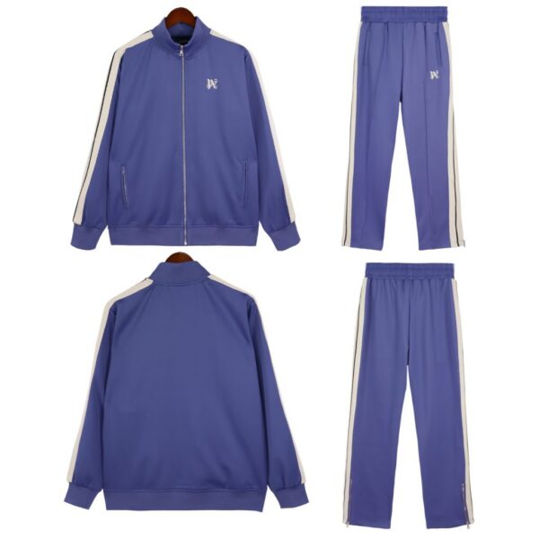 Palm Angels Zip Up Classic Track Jacket&Pants Set navy blue OKLU20261770