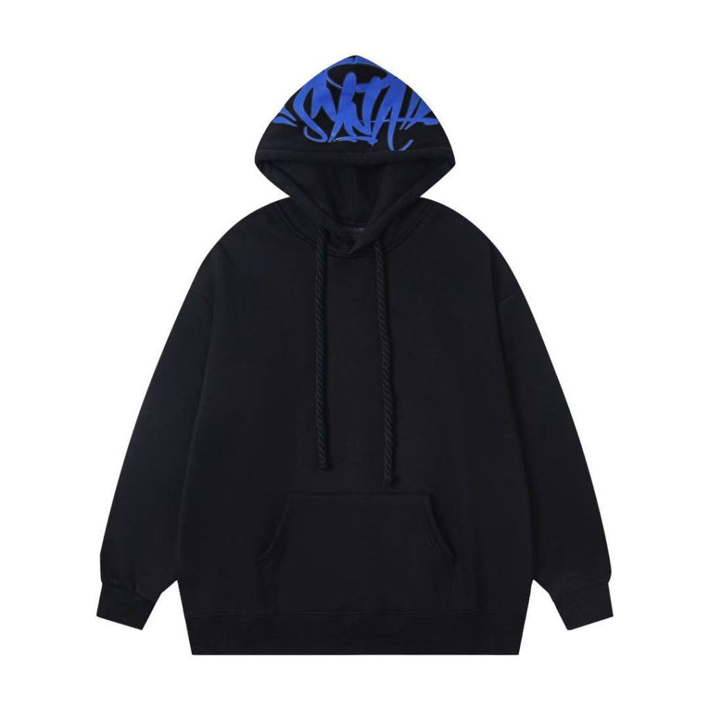 Syna World hooked sweatshirt set black blue OKLU20261772