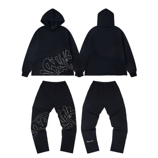 Syna World hooked sweatshirt set black OKLU20261774