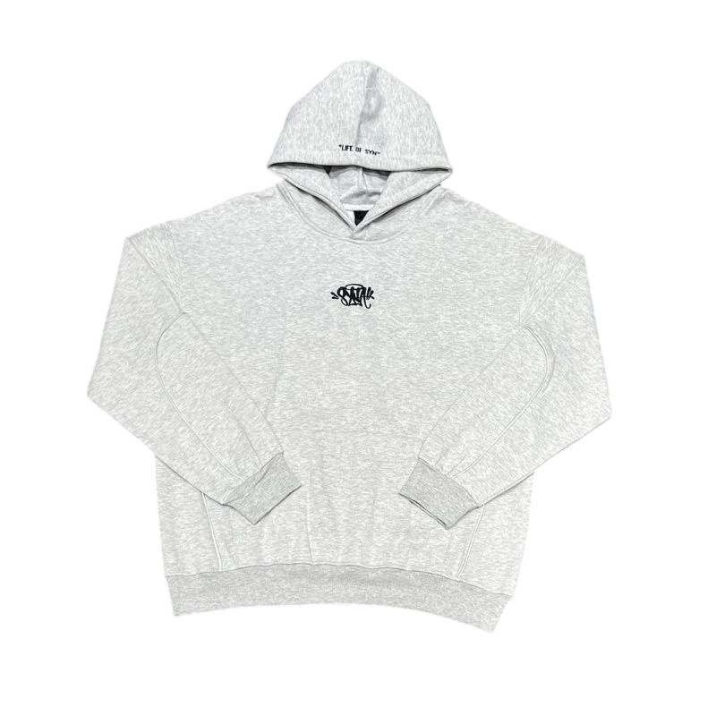 Syna World hooked sweatshirt set black gray OKLU20261775
