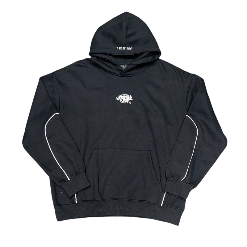 Syna World hooked sweatshirt set black gray OKLU20261775