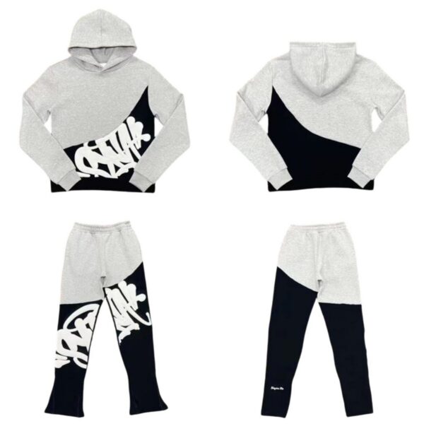 Syna World Hip Hop Hooked Sweatshirt Set Grey OKLU20261777