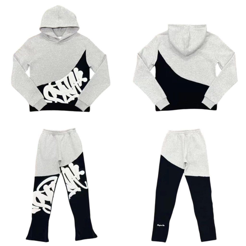 Syna World Hip Hop Hooked Sweatshirt Set Grey OKLU20261777