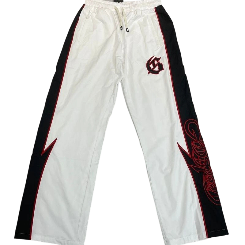 Godspeed Lightning Contrast Splicing Hoodie Set white OKLU20261786