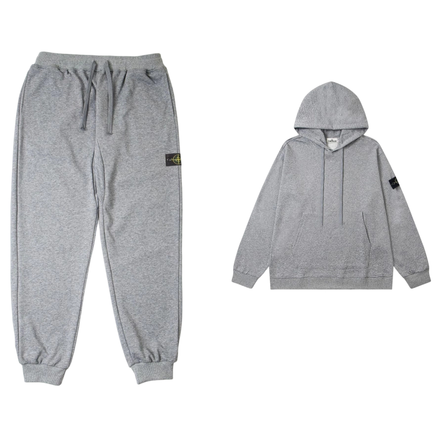 Stone Island Hoodie Set Grey OKLU20261799