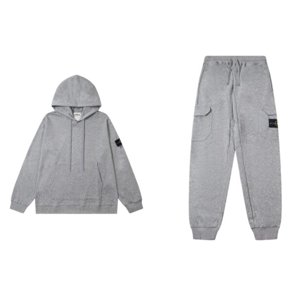 Stone Island Hoodie Set Grey OKLU20261803