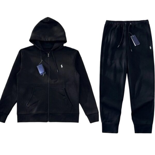 Polo Ralph Lauren Full Zip Hoodie Set Black OKLU20261809