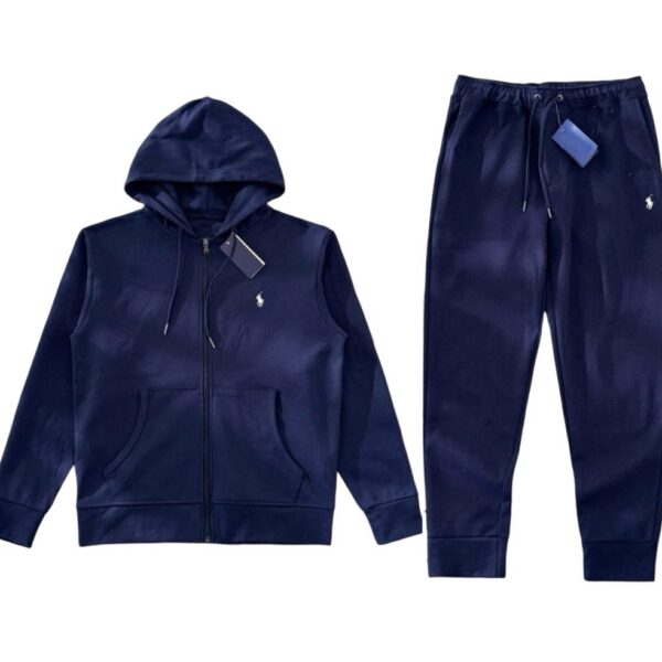 Polo Ralph Lauren Full Zip Hoodie Set navy blue OKLU20261811
