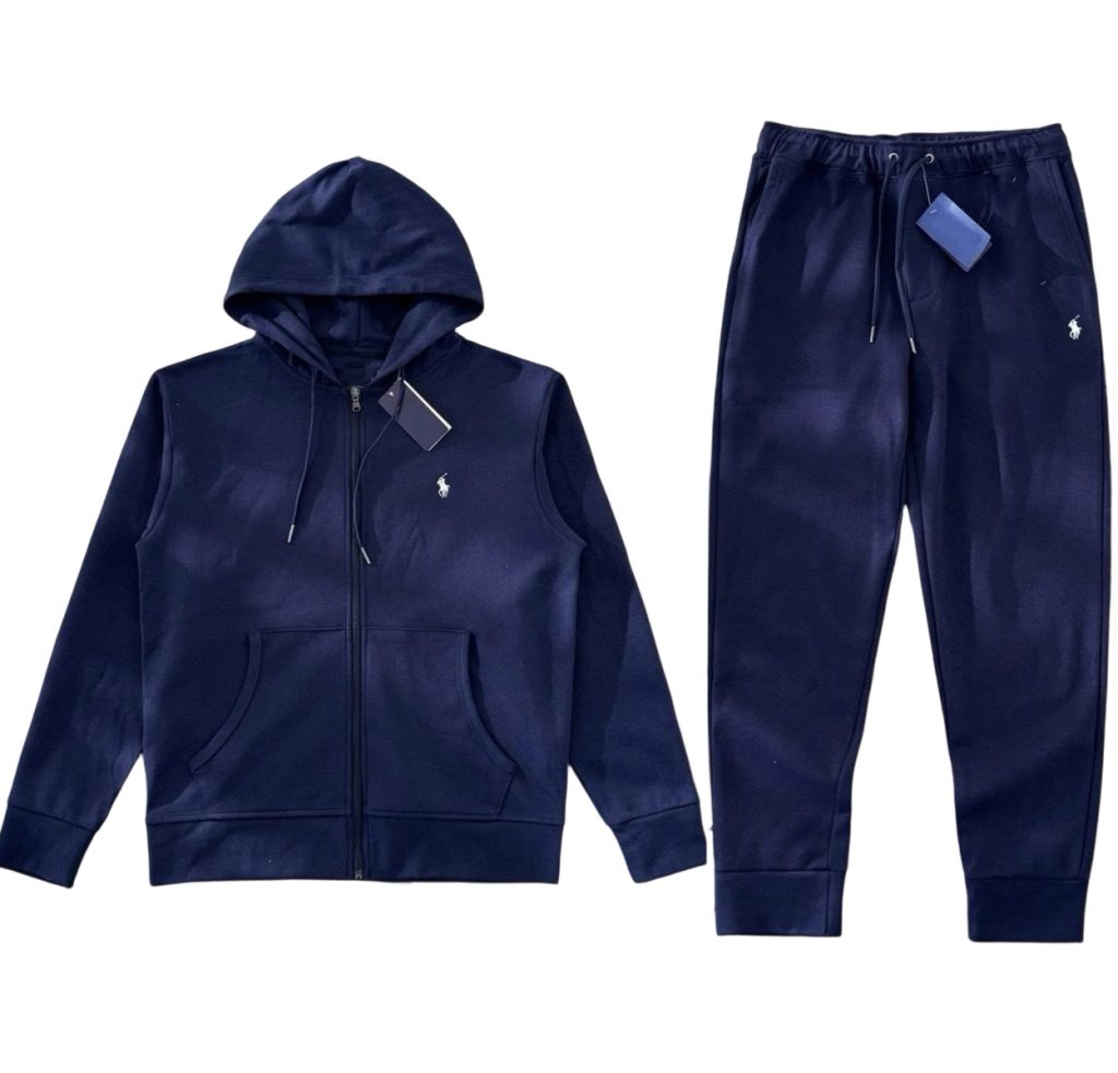 Polo Ralph Lauren Full Zip Hoodie Set navy blue OKLU20261811