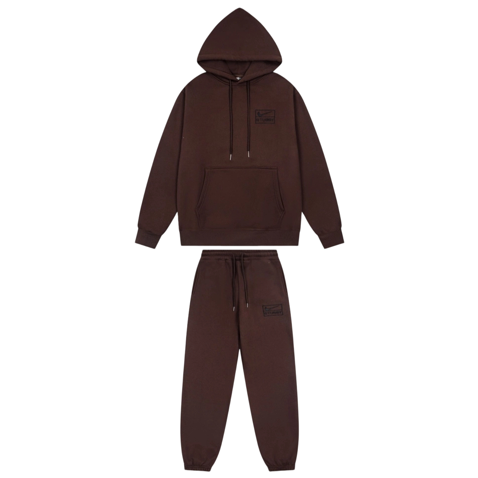 Stussy Hoodies&Sweatpants Set Brown OKLU20261827