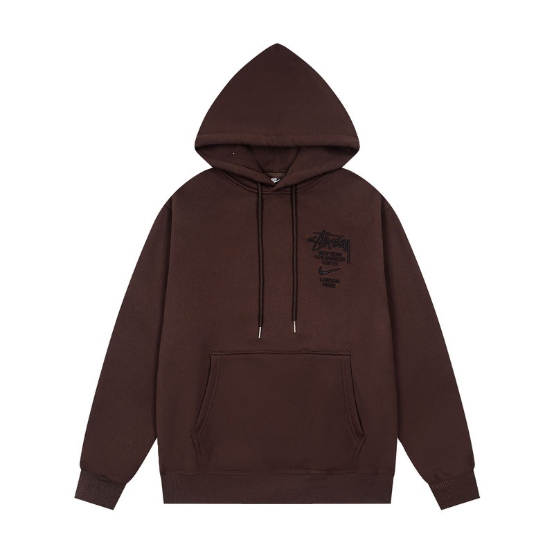 Stussy Hoodies&Sweatpants Set Brown OKLU20261828