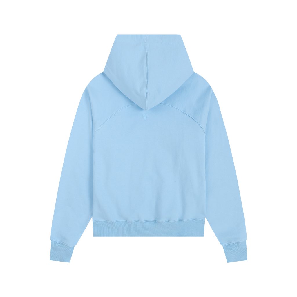 Ami Classic Love Towel Embroidered Hoodie set Blue OKLU20261839