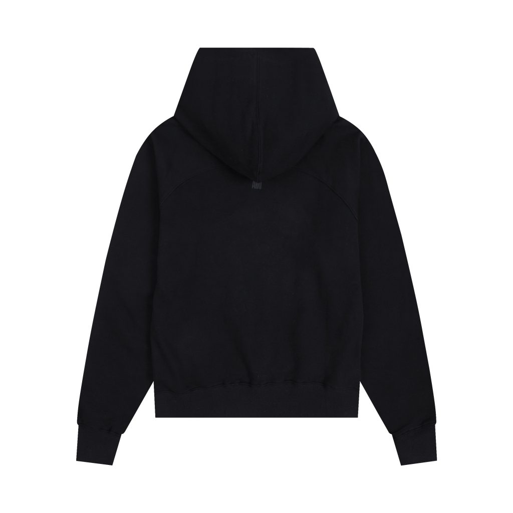 Ami Classic Love Towel Embroidered Hoodie set Black OKLU20261841