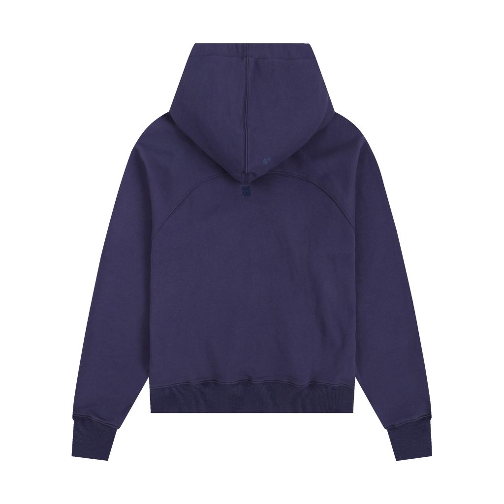 Ami Classic Love Towel Embroidered Hoodie Set Hidden Blue OKLU20261843