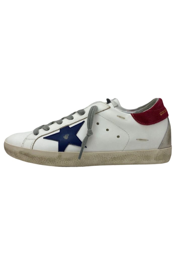 Golden Goose Super Star Wine red heel hidden blue star OKLU2026185