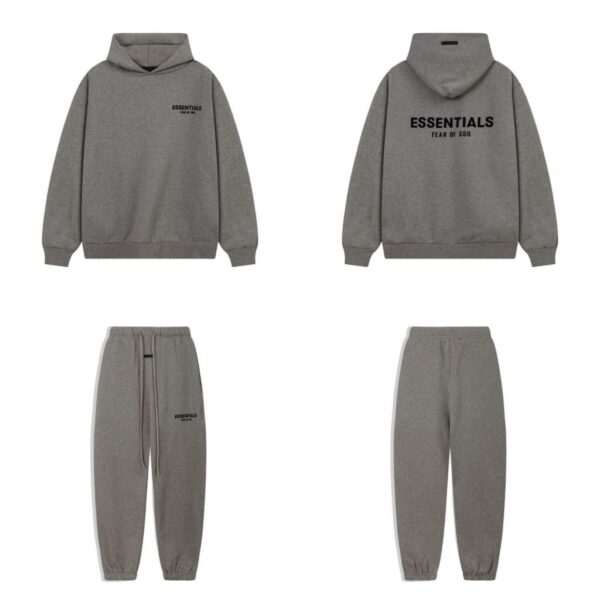 Fear of God Essentials Hoodie and Sweatpants Set Hemp Grey OKLU20261863