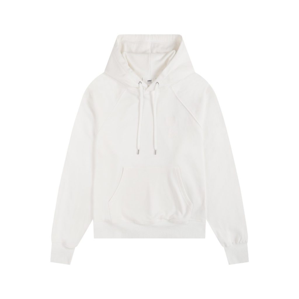 AMI 2025 Macaron Hoodie set White OKLU20261876