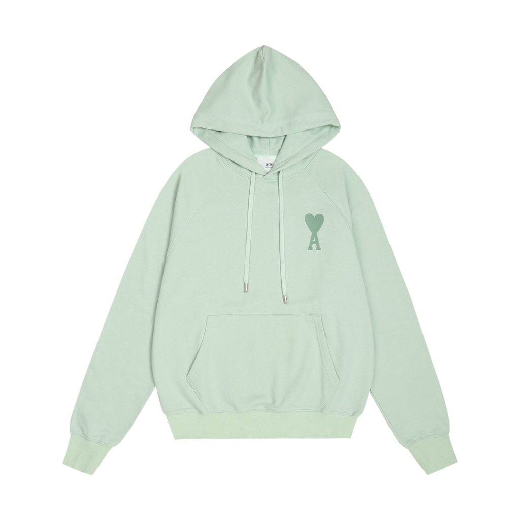 AMI 2025 Macaron Hoodie set Light Green OKLU20261880