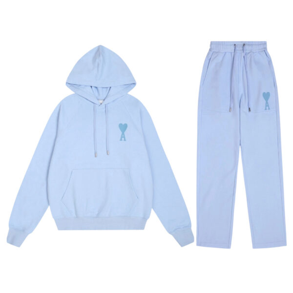 AMI 2025 Macaron Hoodie set Light Blue OKLU20261881