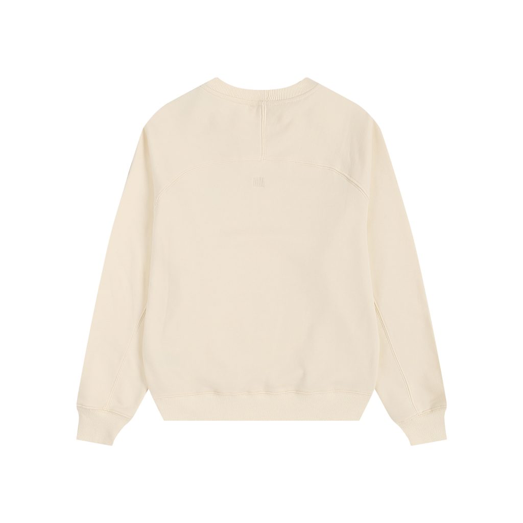 Ami 2025 Classic Macaron Color Round Neck Hoodie Set Light Apricot OKLU20261889