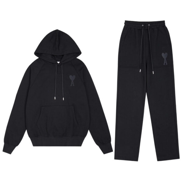 AMI 2025 Macaron Hoodie Black OKLU20261892
