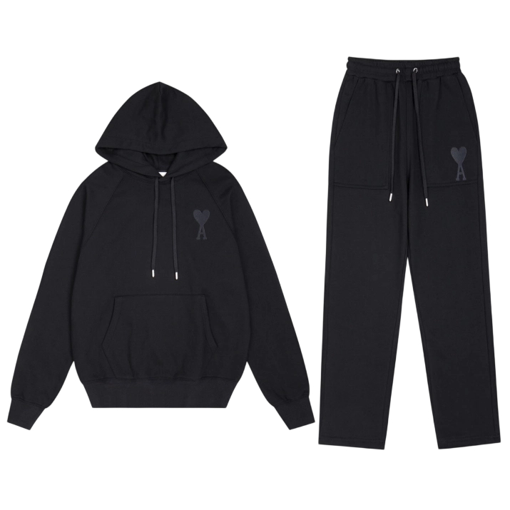 AMI 2025 Macaron Hoodie Black OKLU20261892