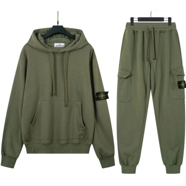Stone Island Basic Hoodie Set Military Green OKLU20261899