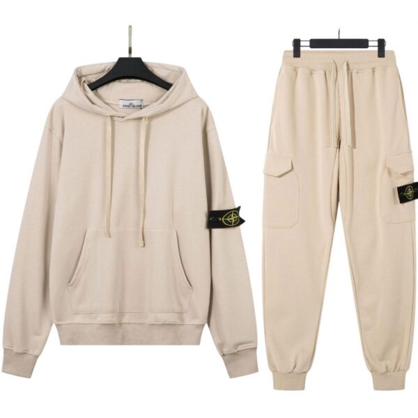 Stone Island Basic Hoodie Set Apricot OKLU20261901