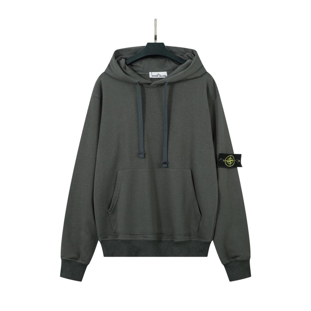 Stone Island Basic Hoodie Set Dark Grey OKLU20261902