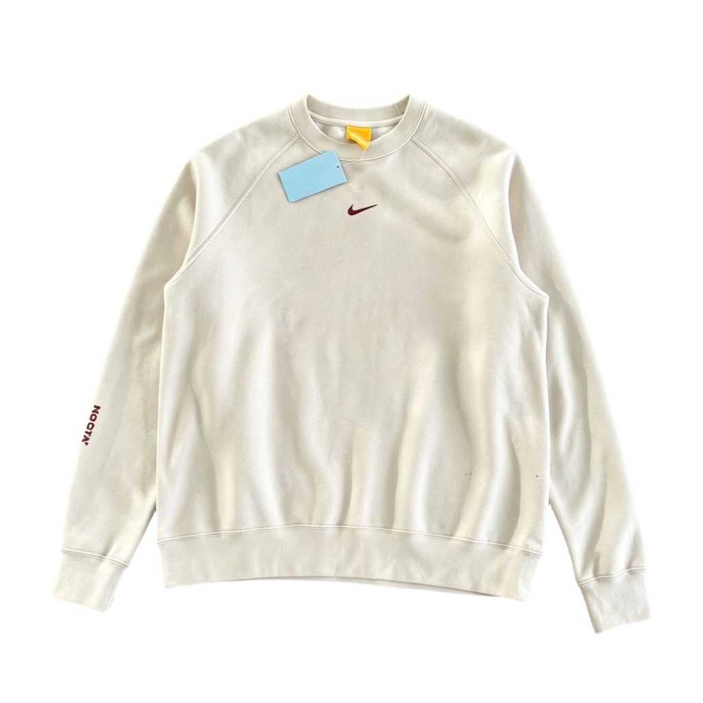 Nike x NOCTA Drake Tech Fleece Crew Sweatshirt Set Beige OKLU20261907