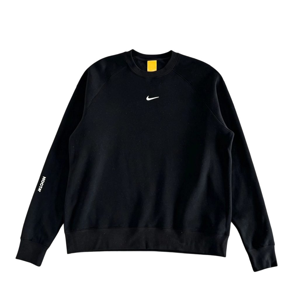 Nike x NOCTA Drake Tech Fleece Crew Sweatshirt Set Black OKLU20261908