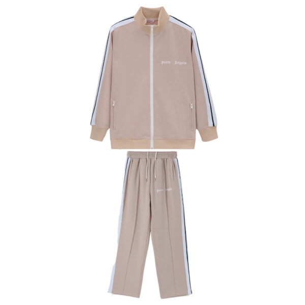 Palm Angels Zip Up Classic Track Jacket&Pants Set Apricot OKLU20261910
