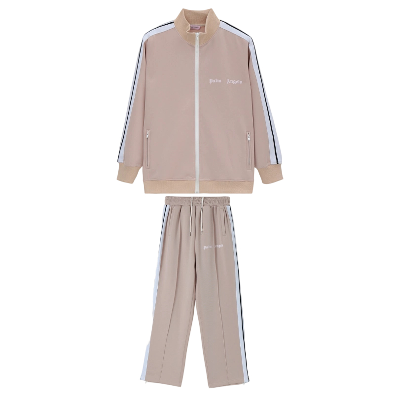 Palm Angels Zip Up Classic Track Jacket&Pants Set Apricot OKLU20261910