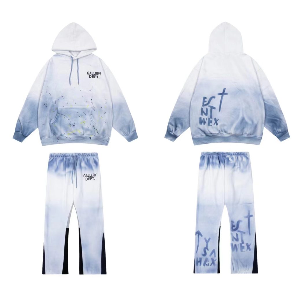Gallery Depot tie dye hooded sweatshirt set OKLU20261913
