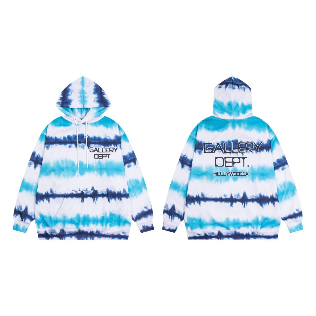 Gallery Depot tie dye versatile hooded sweatshirt set OKLU20261915
