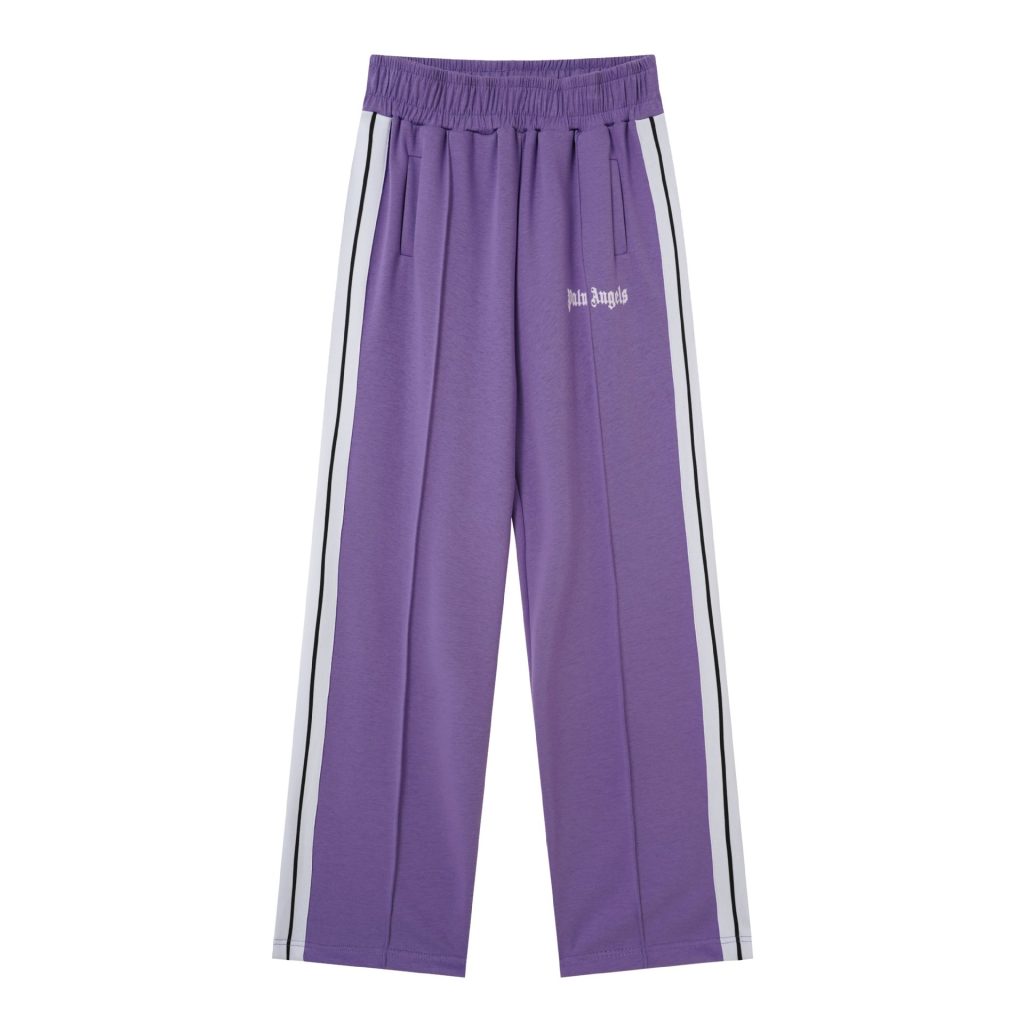 Palm Angels Zip-Up Classic Track Jacket & Pants Set Dark Purple OKLU20261919