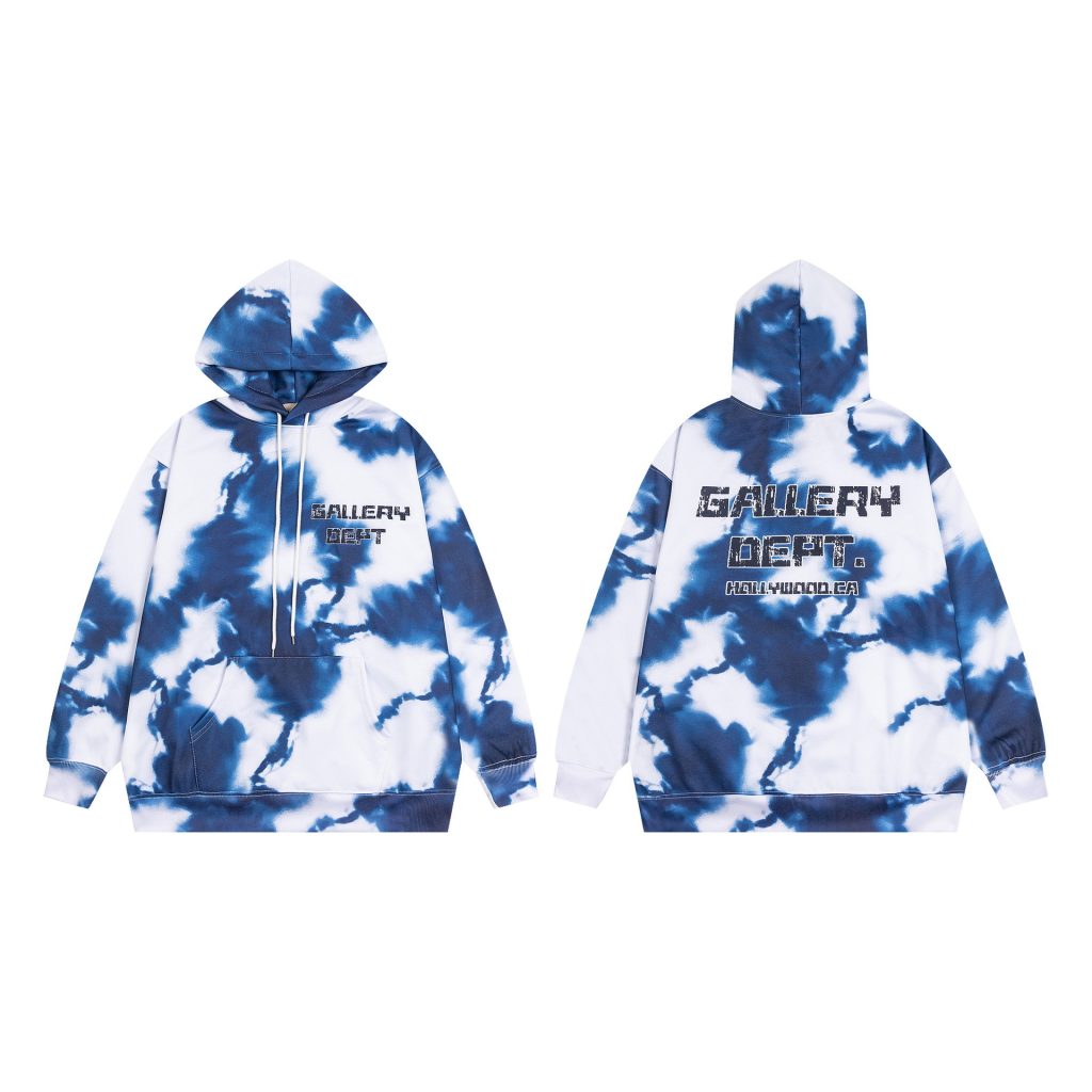 Gallery Dept letter hooded sweatshirt and pants set OKLU20261931