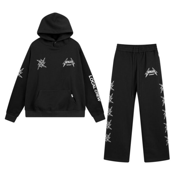 Represent Angel Classic Letter Hoodie Black Set OKLU20261941